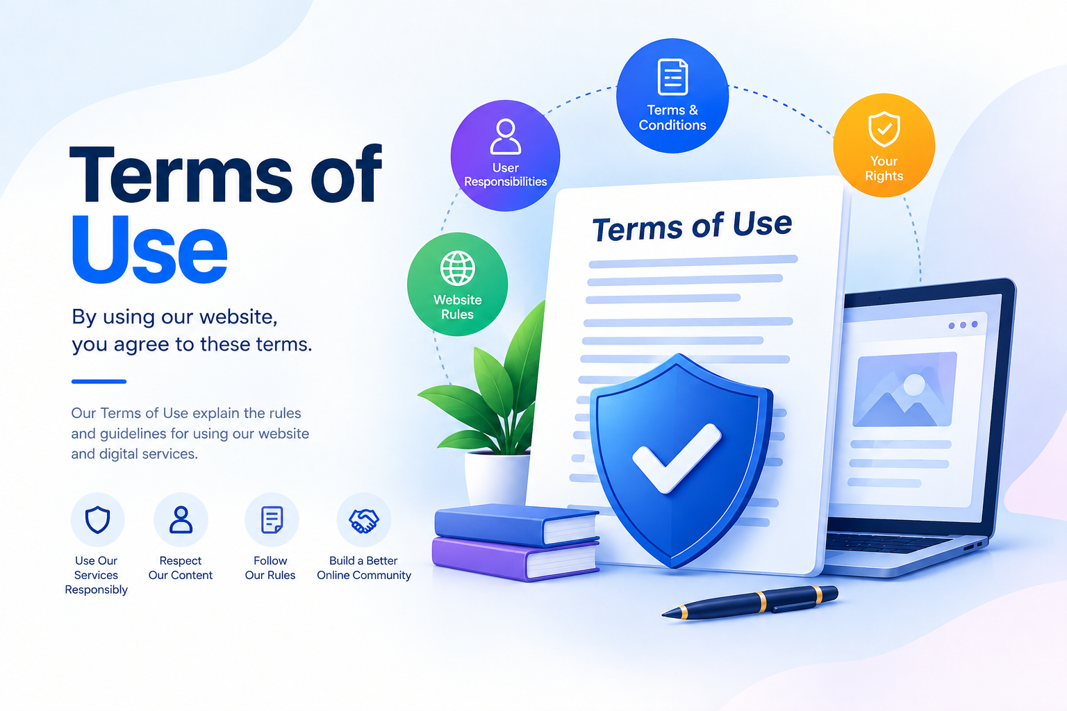 Digital Marketing Terms of Use and website guidelines