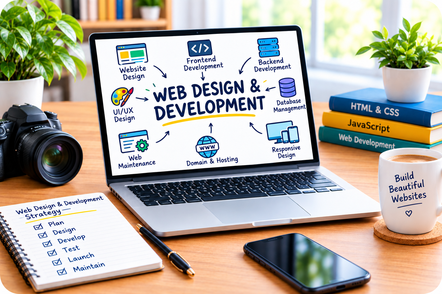 Web Design and Development digital marketing services