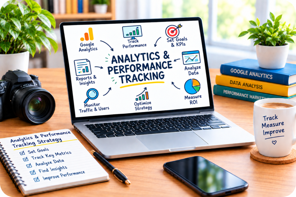 Analytics and Performance Tracking Services for digital marketing