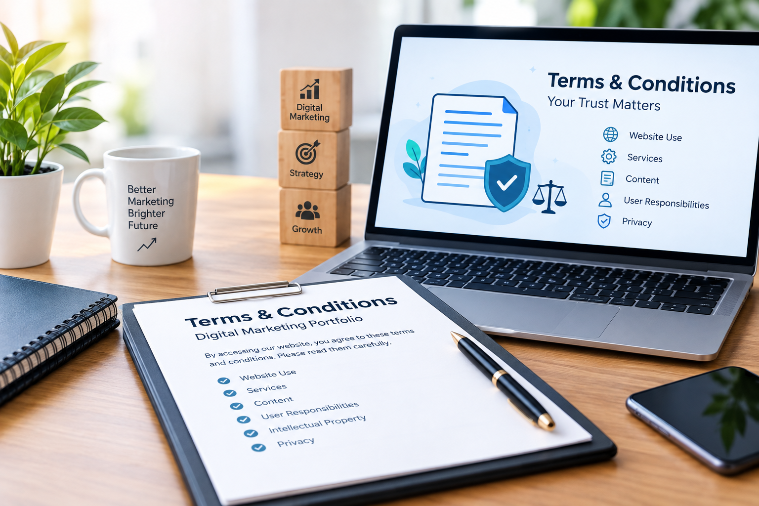 Digital Marketing Terms and Conditions and website guidelines